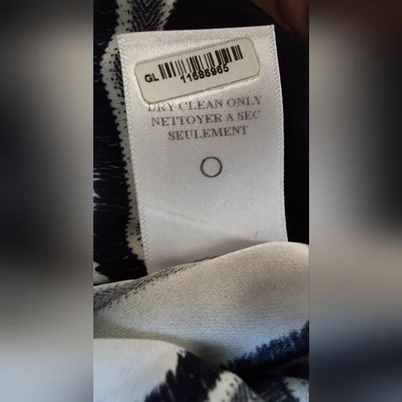 A.L.C. Silk Navy and White Striped Mini Shirt Dress Size XS - Picture 7 of 8